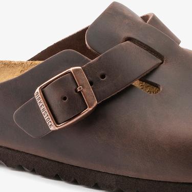  Birkenstock Boston Leoi Unisex Kahverengi Terlik