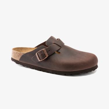  Birkenstock Boston Leoi Unisex Kahverengi Terlik