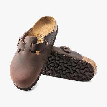  Birkenstock Boston Leoi Unisex Kahverengi Terlik