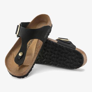  Birkenstock Gizeh Big Buckle Nu Kadın Siyah Terlik