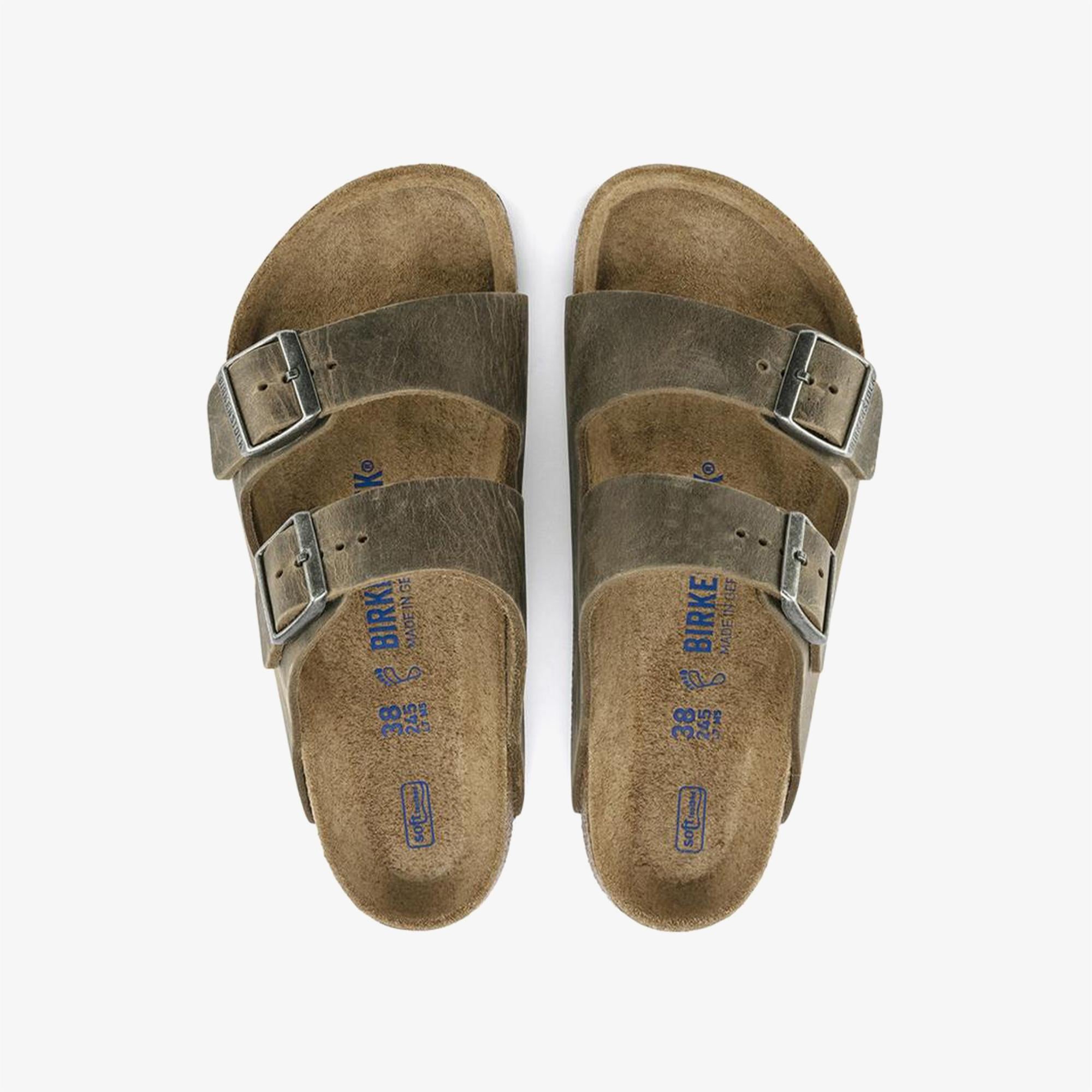 Birkenstock Arizona Sfb Leoi Erkek Haki Terlik