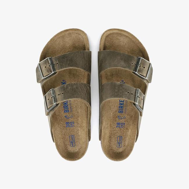  Birkenstock Arizona Sfb Leoi Erkek Haki Terlik