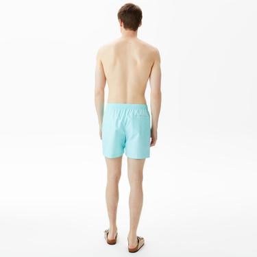  Calvin Klein Core Logo Tape Erkek Mavi Deniz Şortu