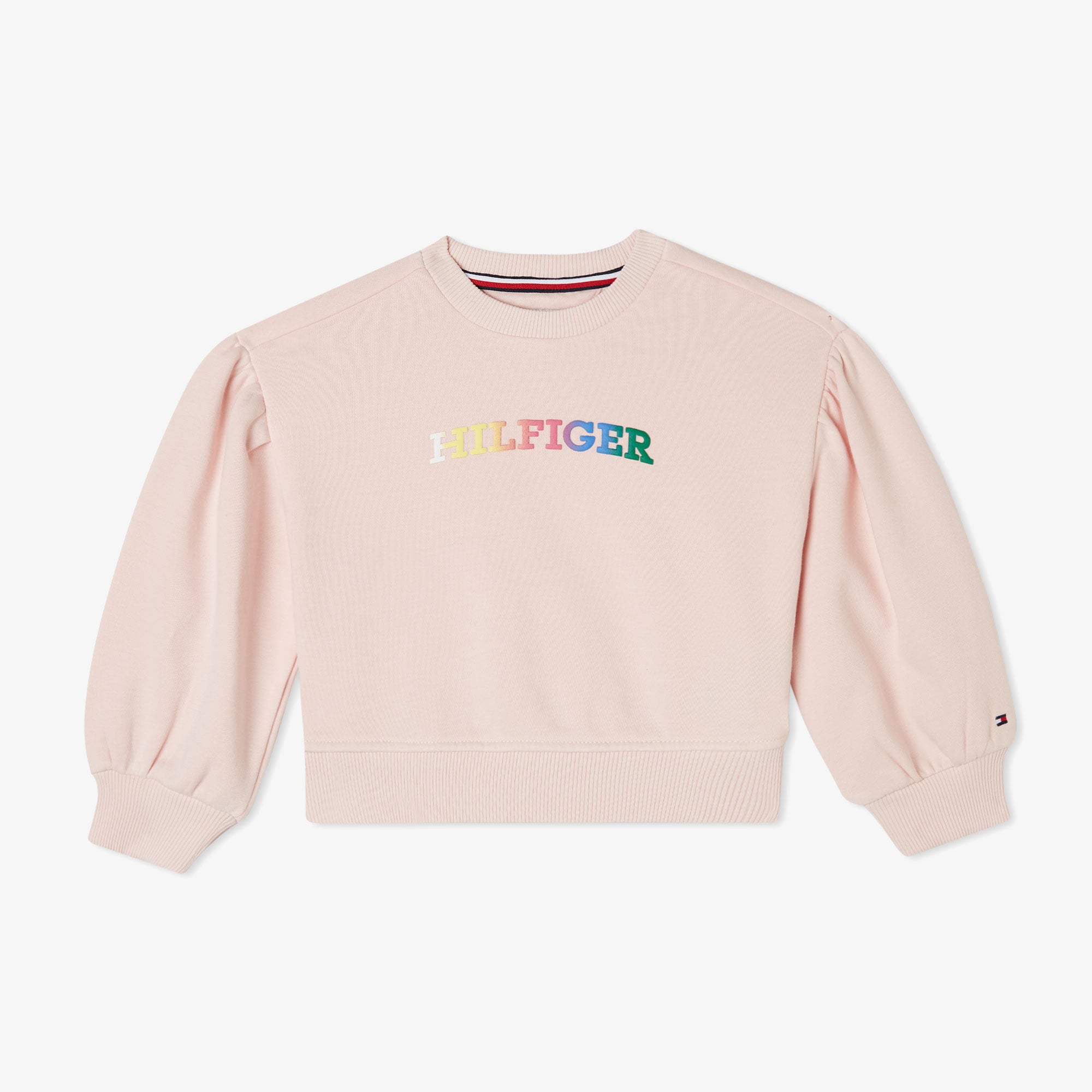  Tommy Hilfiger Monotype Çocuk Pembe Sweatshirt
