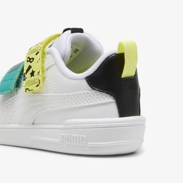  Puma Multiflexsl Masked Hero Vinf Bebek Beyaz Spor Ayakkabı