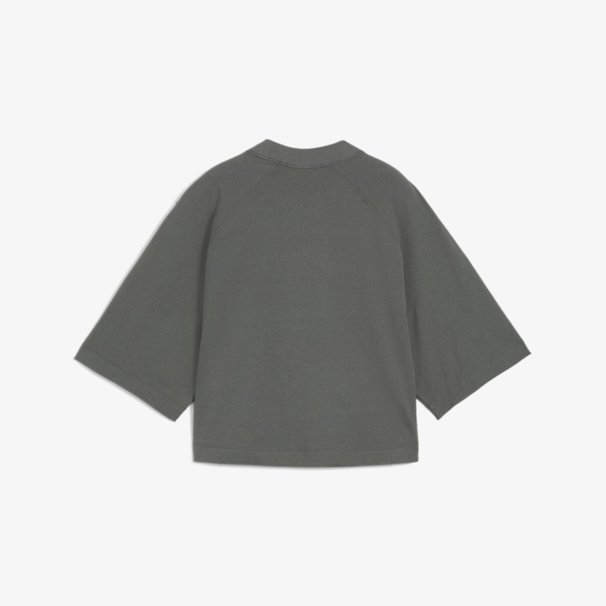 Puma Classics+ Oversized Kadın Gri T-Shirt