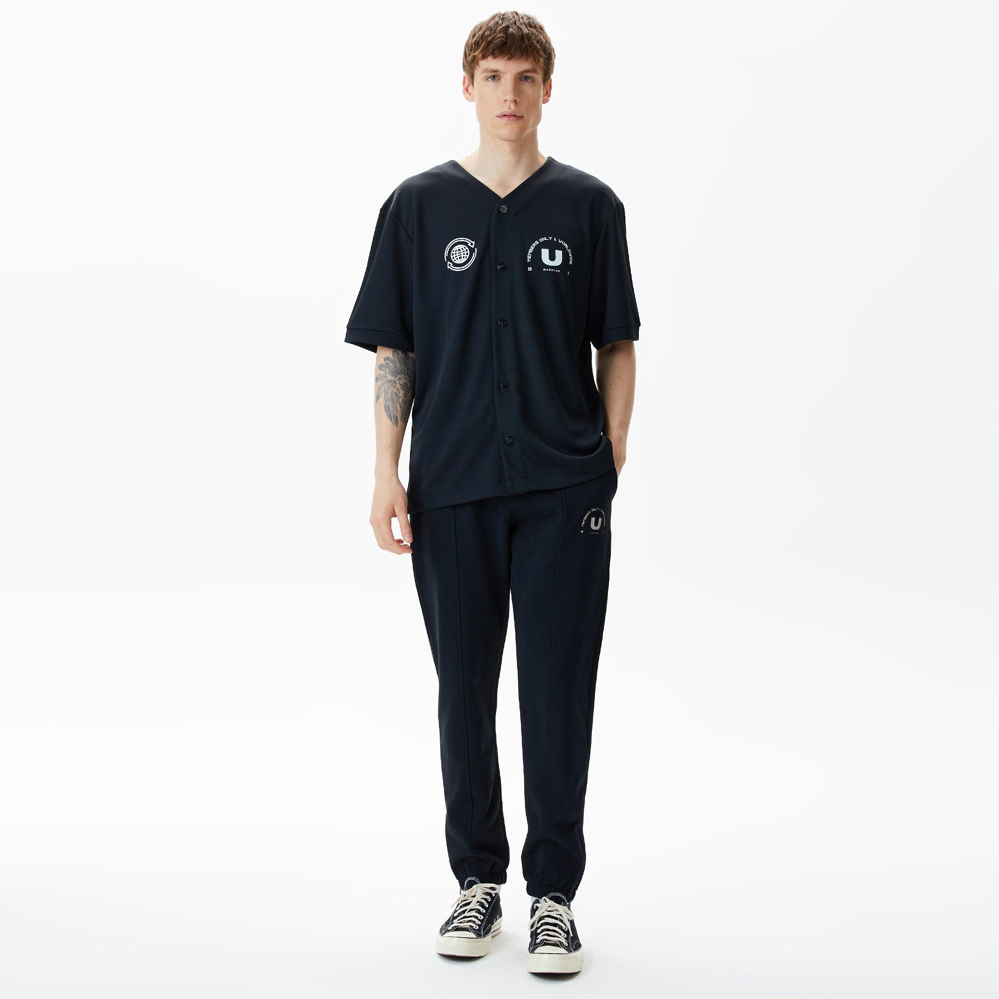 UNITED4 Classic Erkek Siyah Gömlek