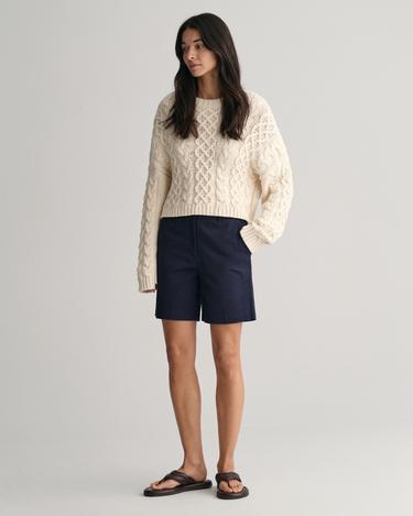  GANT Kadın Lacivert Slim Fit Şort