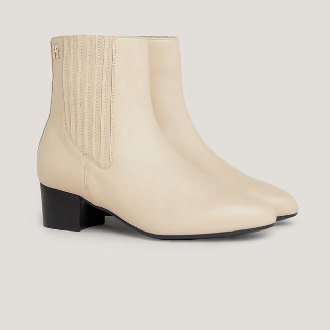  Tommy Hilfiger Essential Kadın Bej Bot