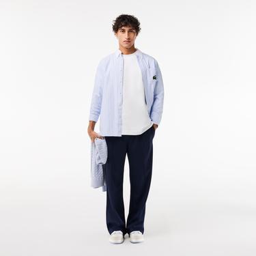  Erkek Oversize Fit Bisiklet Yaka Beyaz T-Shirt