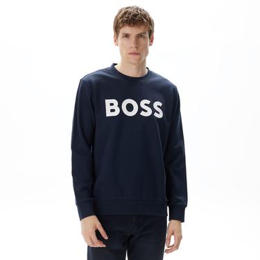  Boss Soleri 02 Erkek Mavi Sweatshirt
