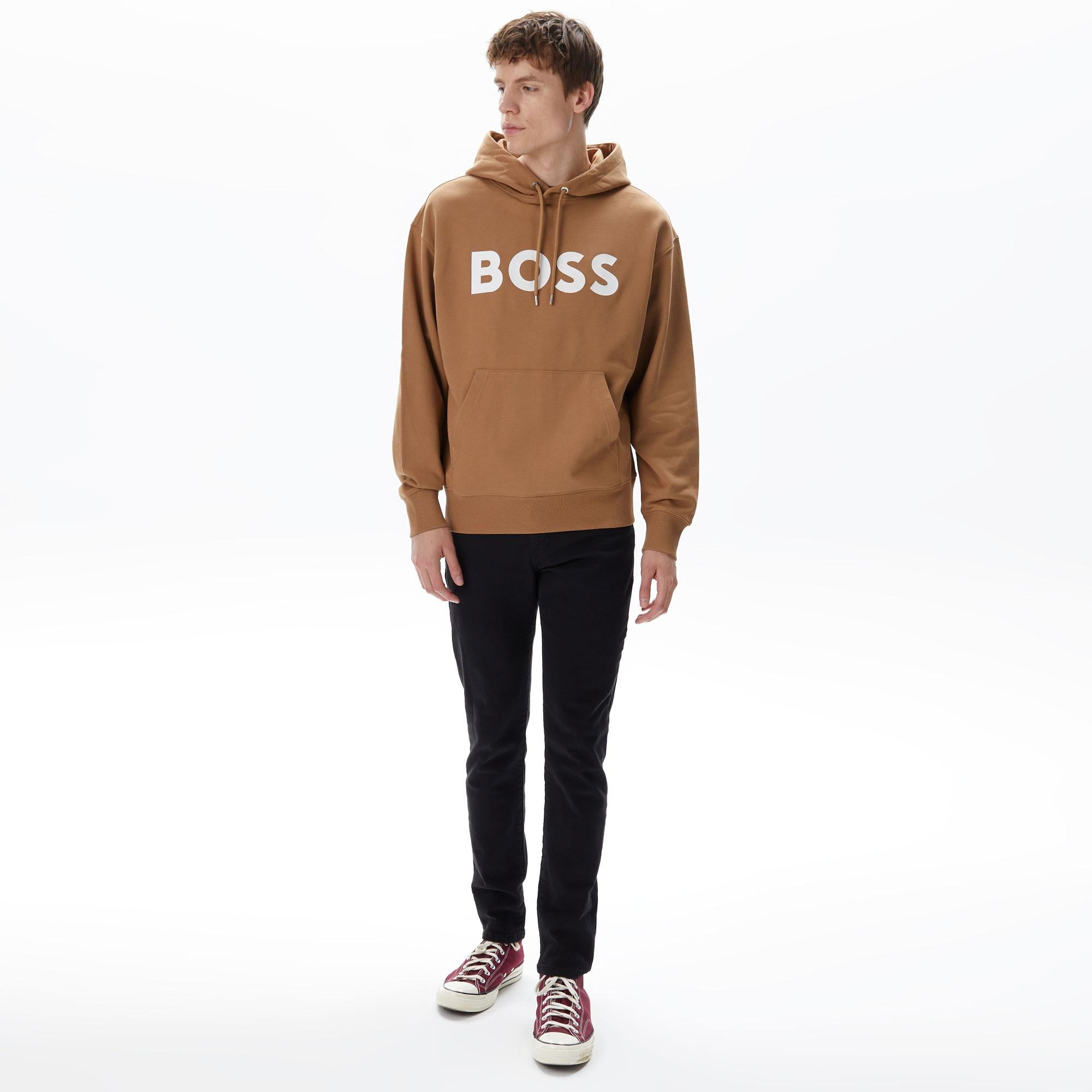 Boss Sullivan 16 Erkek Kahverengi Sweatshirt