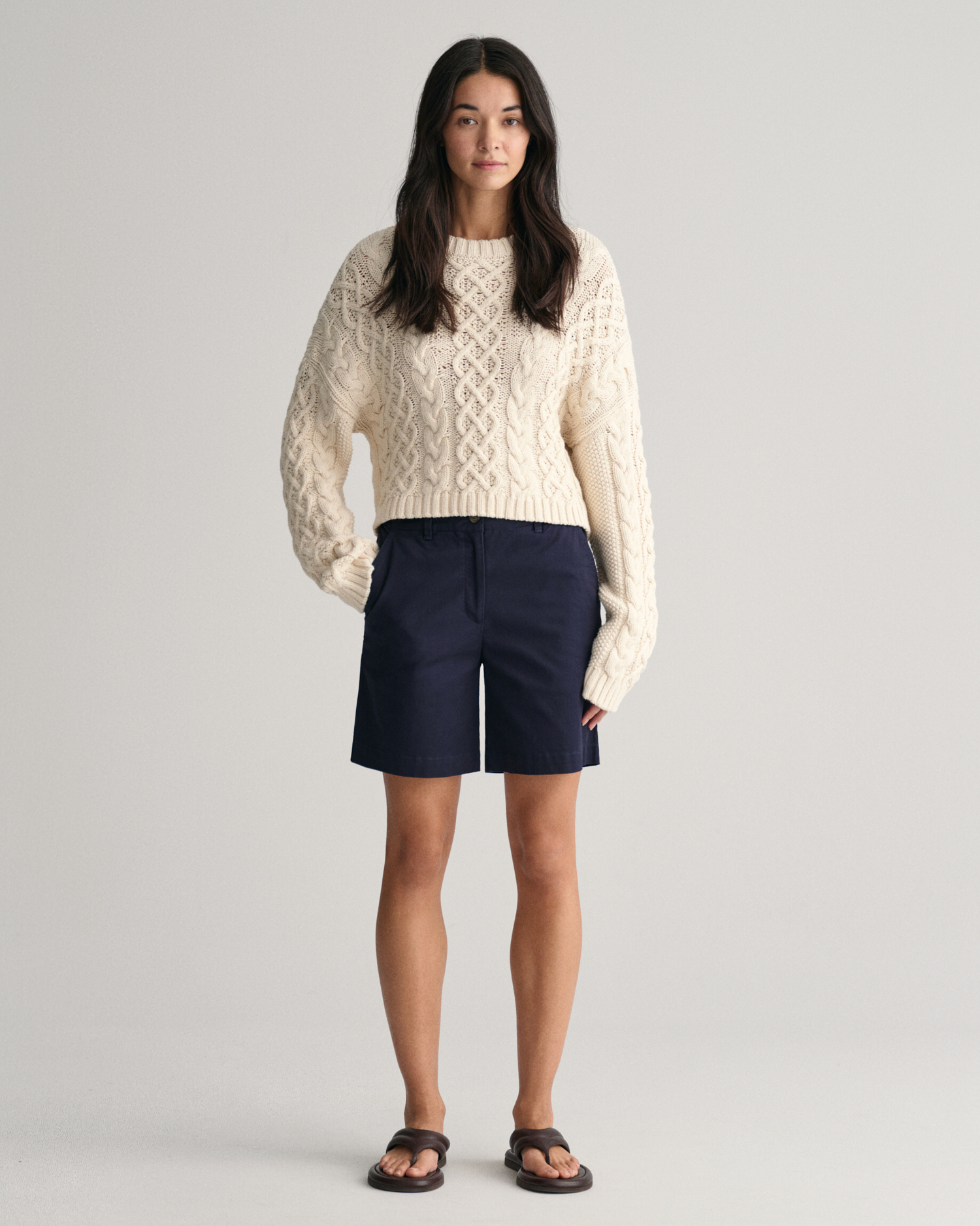  GANT Kadın Lacivert Slim Fit Şort