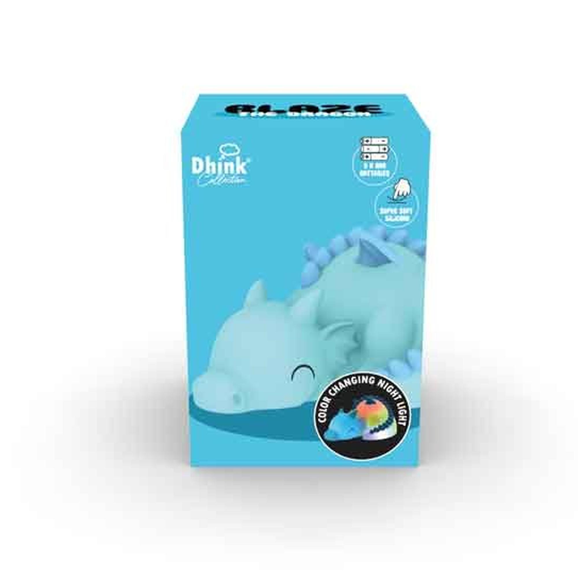 Dhink Silikon Gece Lambası Dragon MAVİ