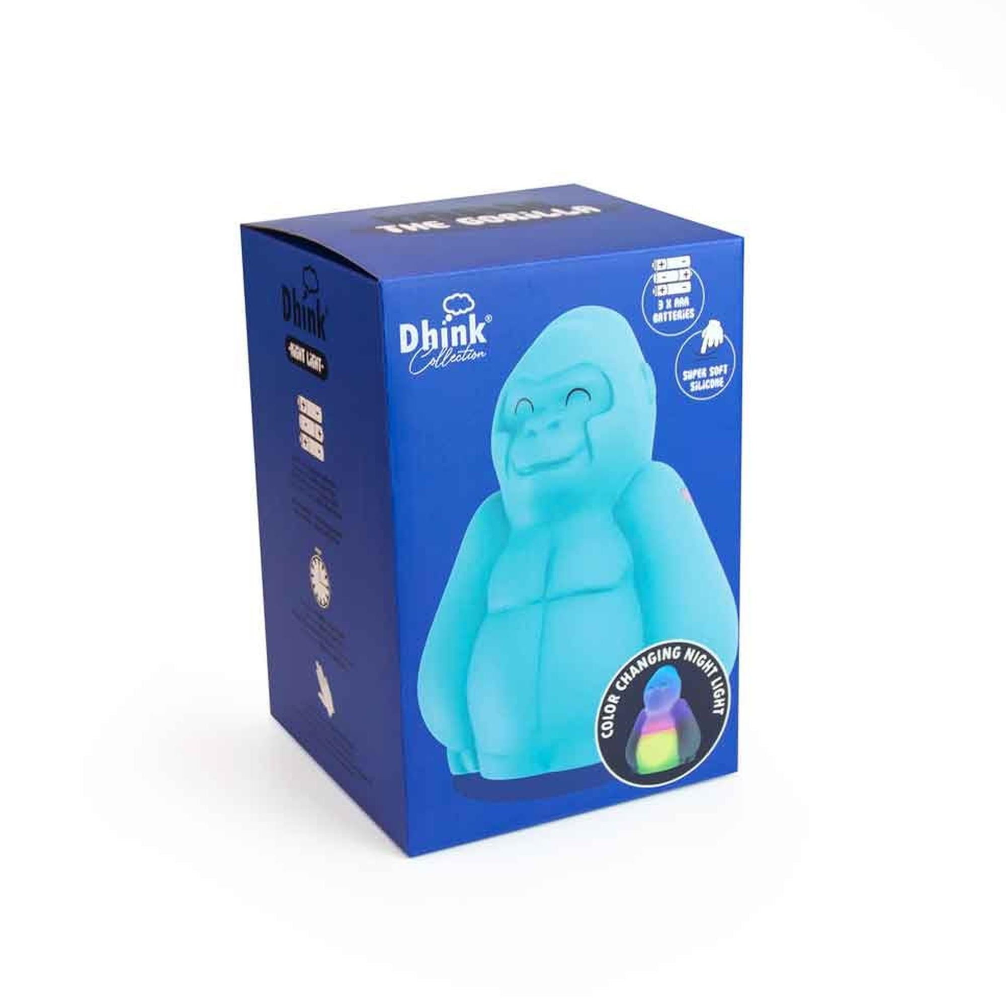 Dhink Silikon Gece Lambası Goril Max MAVİ