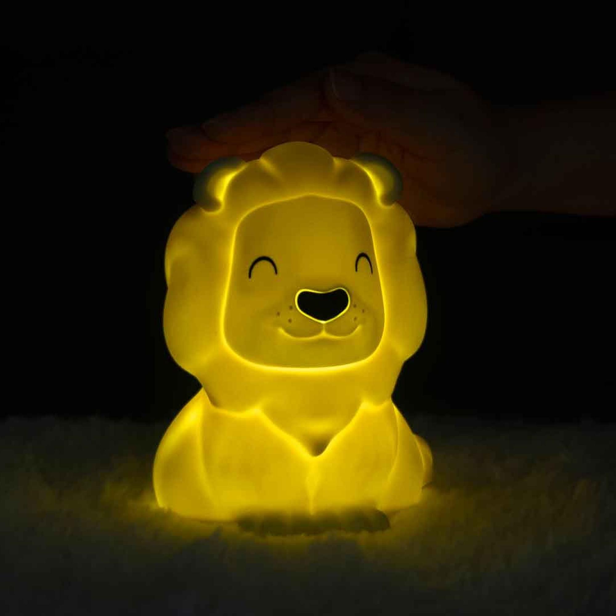 Dhink Silikon Gece Lambası Aslan SARI