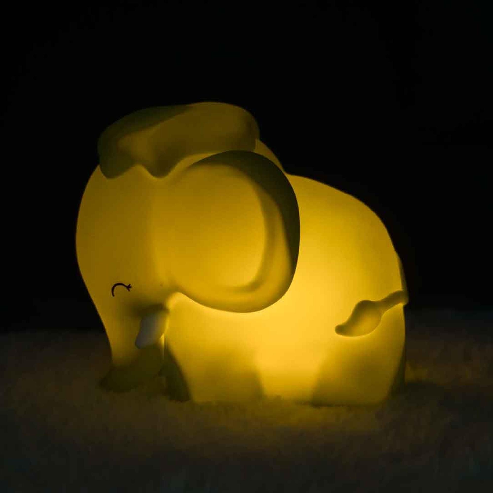 Dhink Silikon Gece Lambası Fil Donnie PEMBE