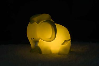  Dhink Silikon Gece Lambası Fil Donnie PEMBE