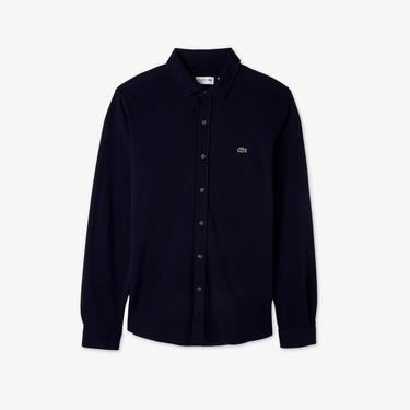  Erkek Slim Fit Lacivert Gömlek