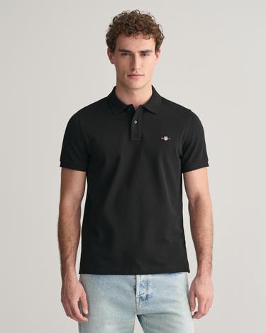  GANT Erkek Siyah Regular Fit Polo
