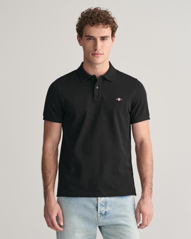  GANT Erkek Siyah Regular Fit Polo