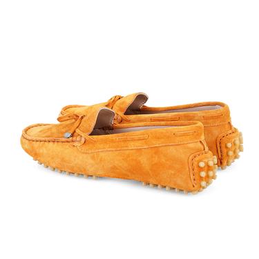  Kadın Sarı Deri Loafer