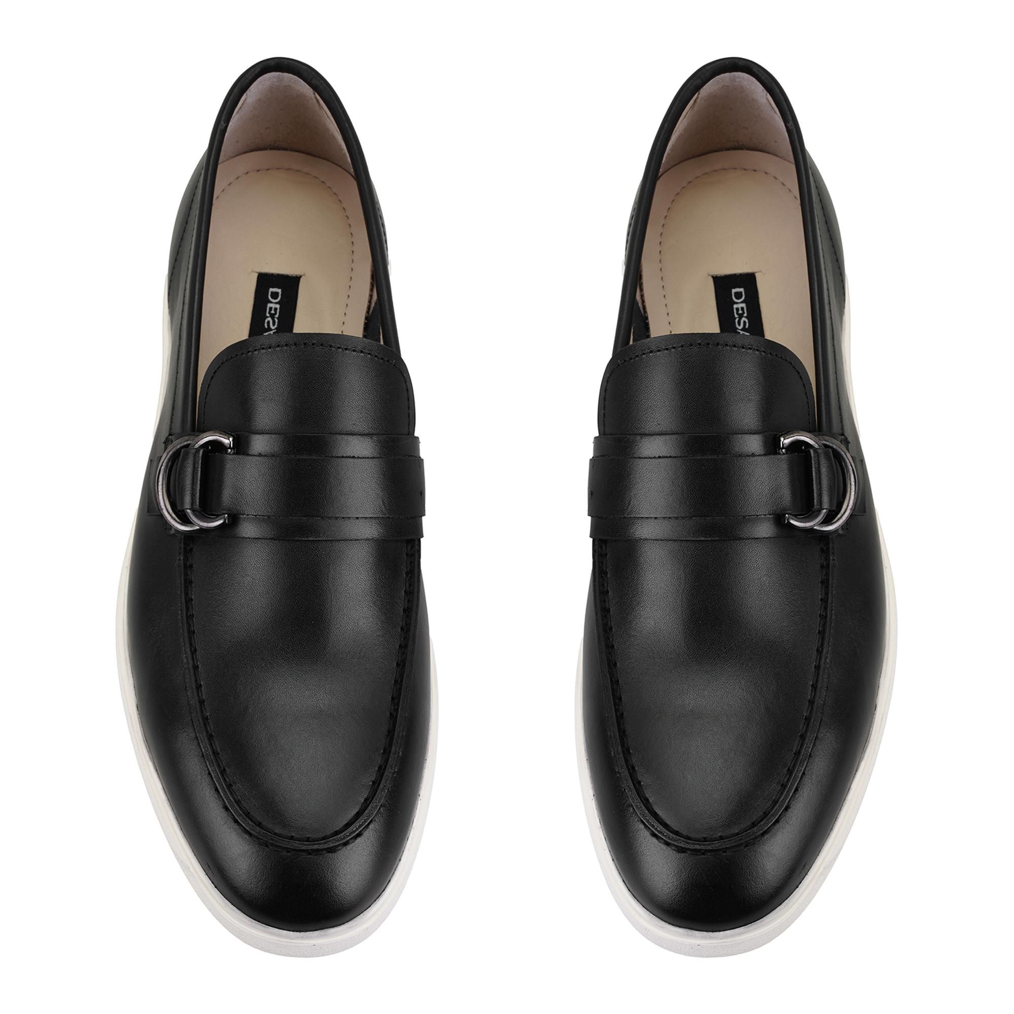 Galvin Siyah Erkek Deri Loafer