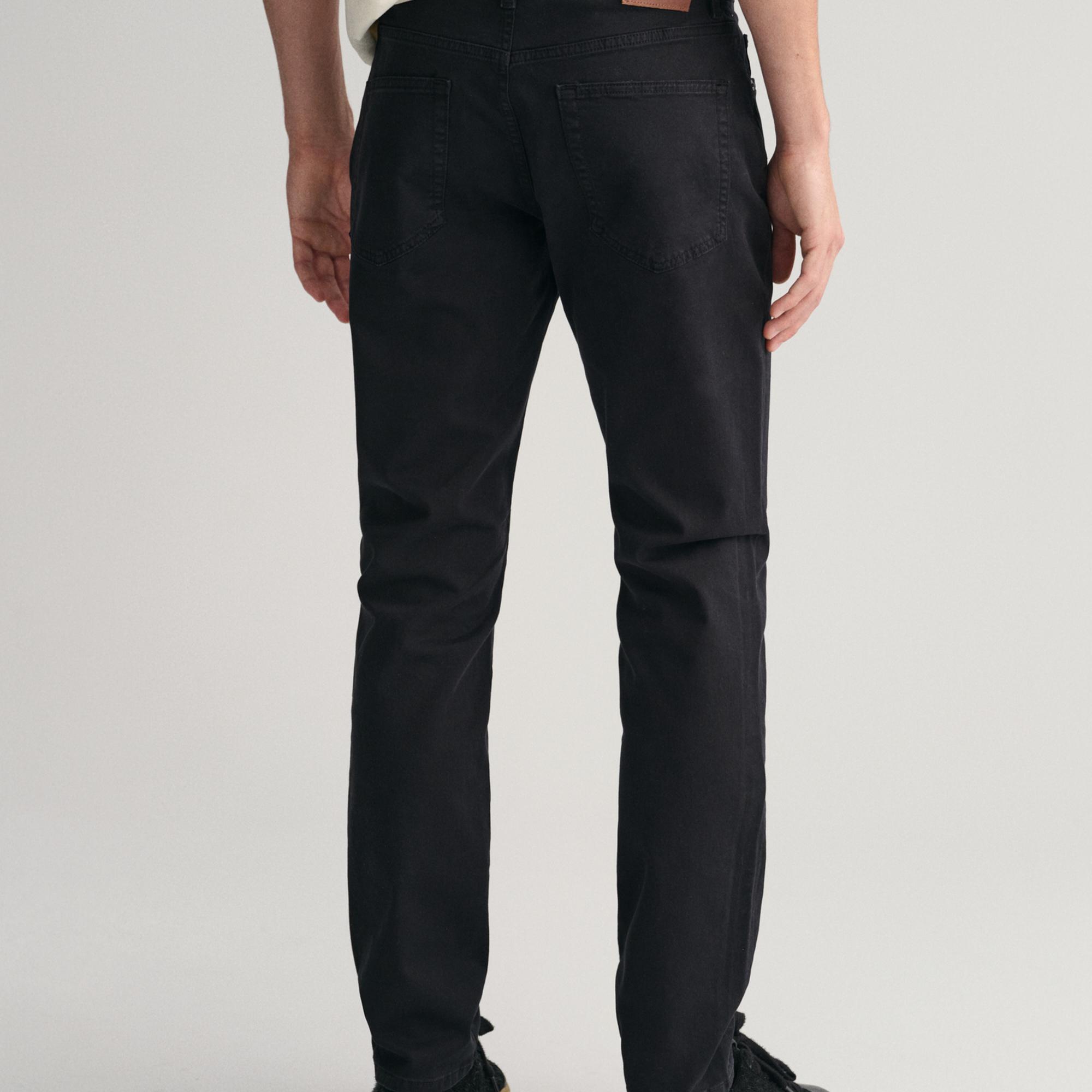 GANT Erkek Siyah Slim Fit Jean