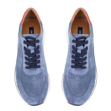  Carrol Lacivert Erkek Deri Spor Ayakkabı