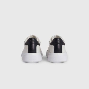  Calvin Klein Low Top Deri Erkek Beyaz Sneaker