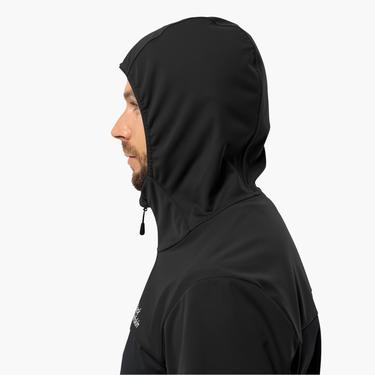  Jack Wolfskin Feldberg Hoodie Erkek Siyah Ceket