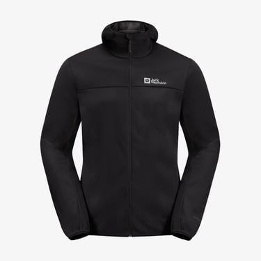  Jack Wolfskin Feldberg Hoodie Erkek Siyah Ceket