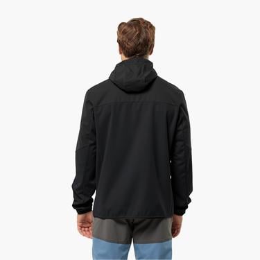  Jack Wolfskin Feldberg Hoodie Erkek Siyah Ceket