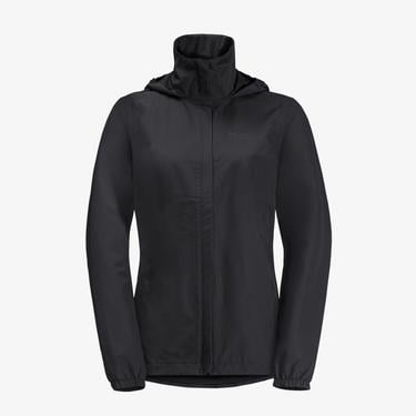  Jack Wolfskin Stormy Point 2L  Kadın Siyah Ceket