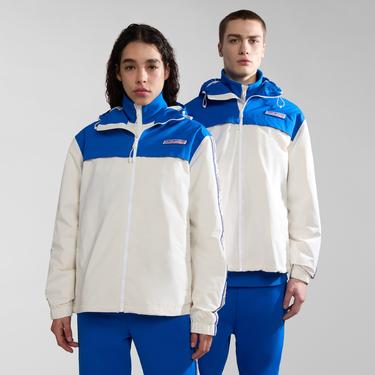  Napapijri A-Grober Erkek Beyaz Ceket