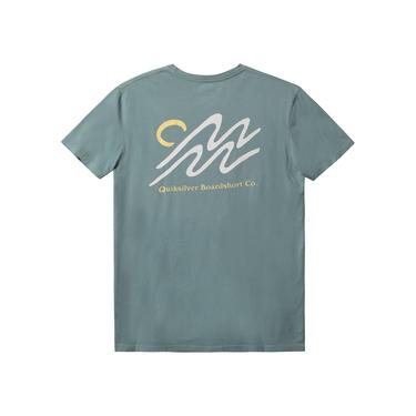  Quiksilver Slow Mover Erkek Renkli Tişört