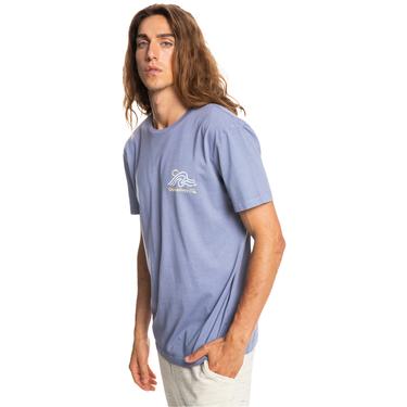  Quiksilver Slow Mover Erkek Gri Tişört