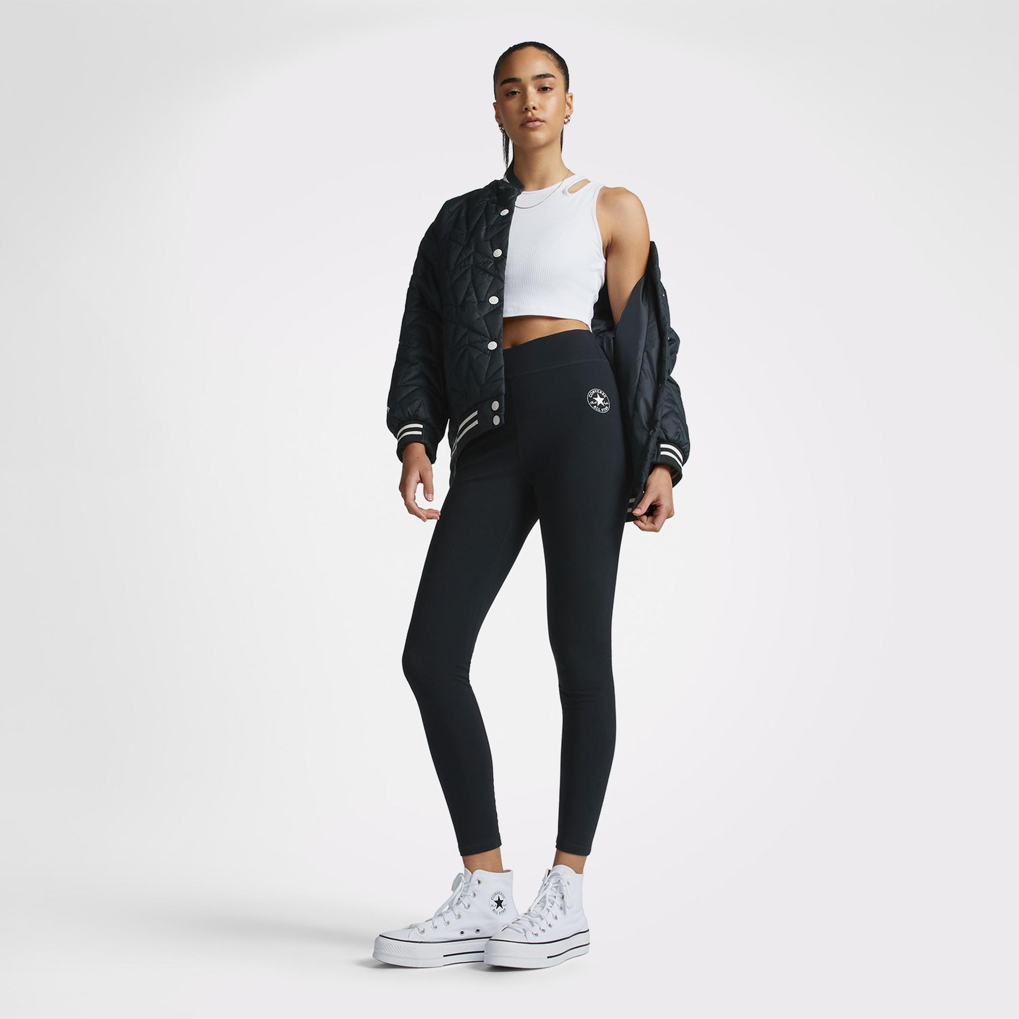 Converse Chuck Taylor Kadın Siyah Tayt