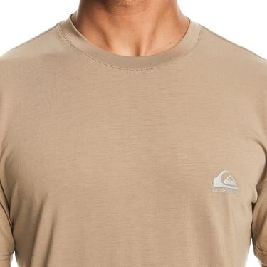  Quiksilver Coastal Run Erkek Bej Tişört