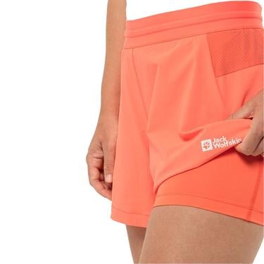  Jack Wolfskin Prelight 2in1 Shorts Kadın Sarı Etek