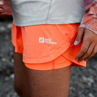  Jack Wolfskin Prelight 2in1 Shorts Kadın Sarı Etek