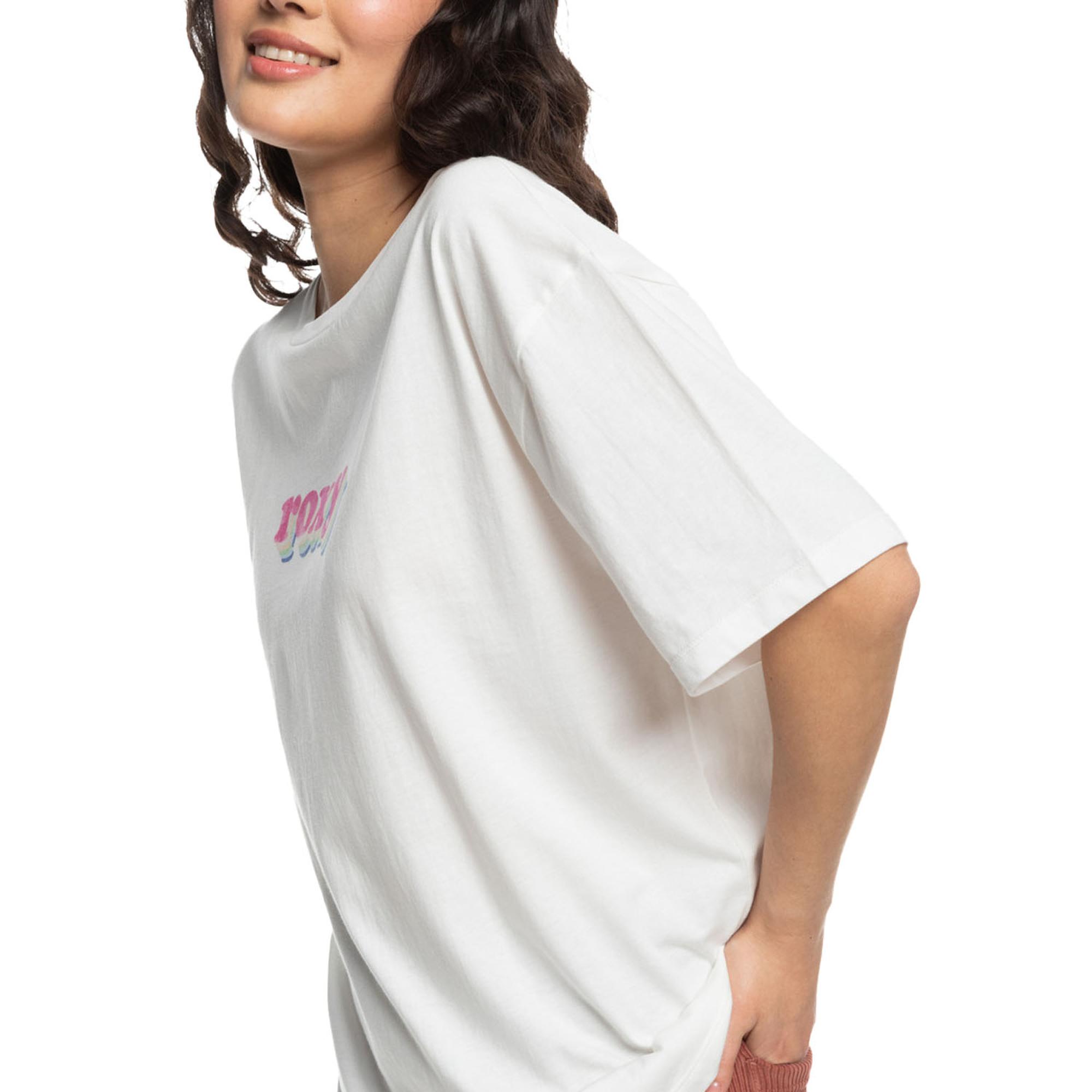 Roxy Sand Under The Sky Kadın Beyaz Tişört