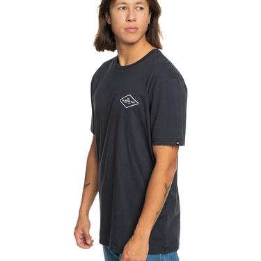  Quiksilver Omni Lock Erkek Mavi Tişört