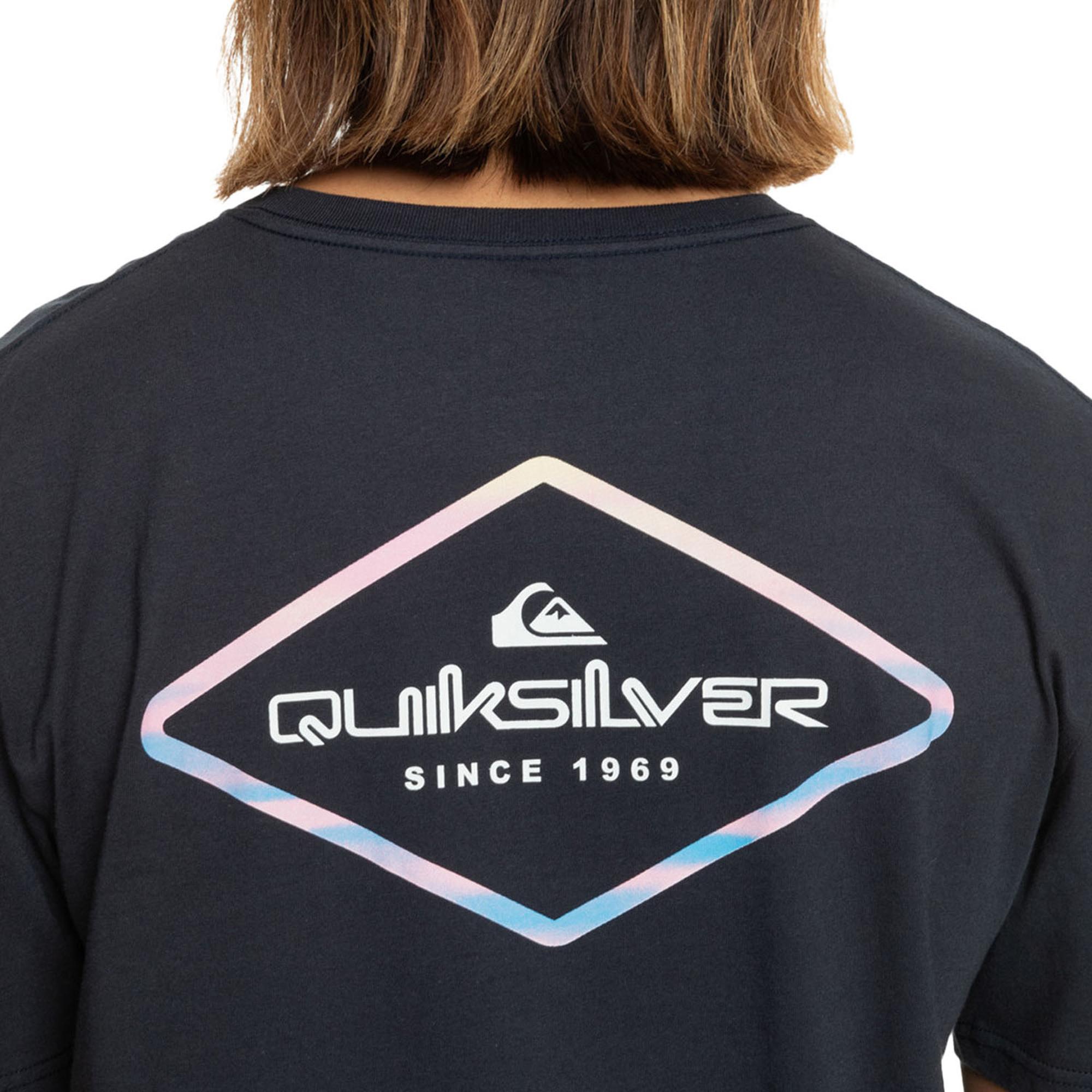 Quiksilver Omni Lock Erkek Mavi Tişört