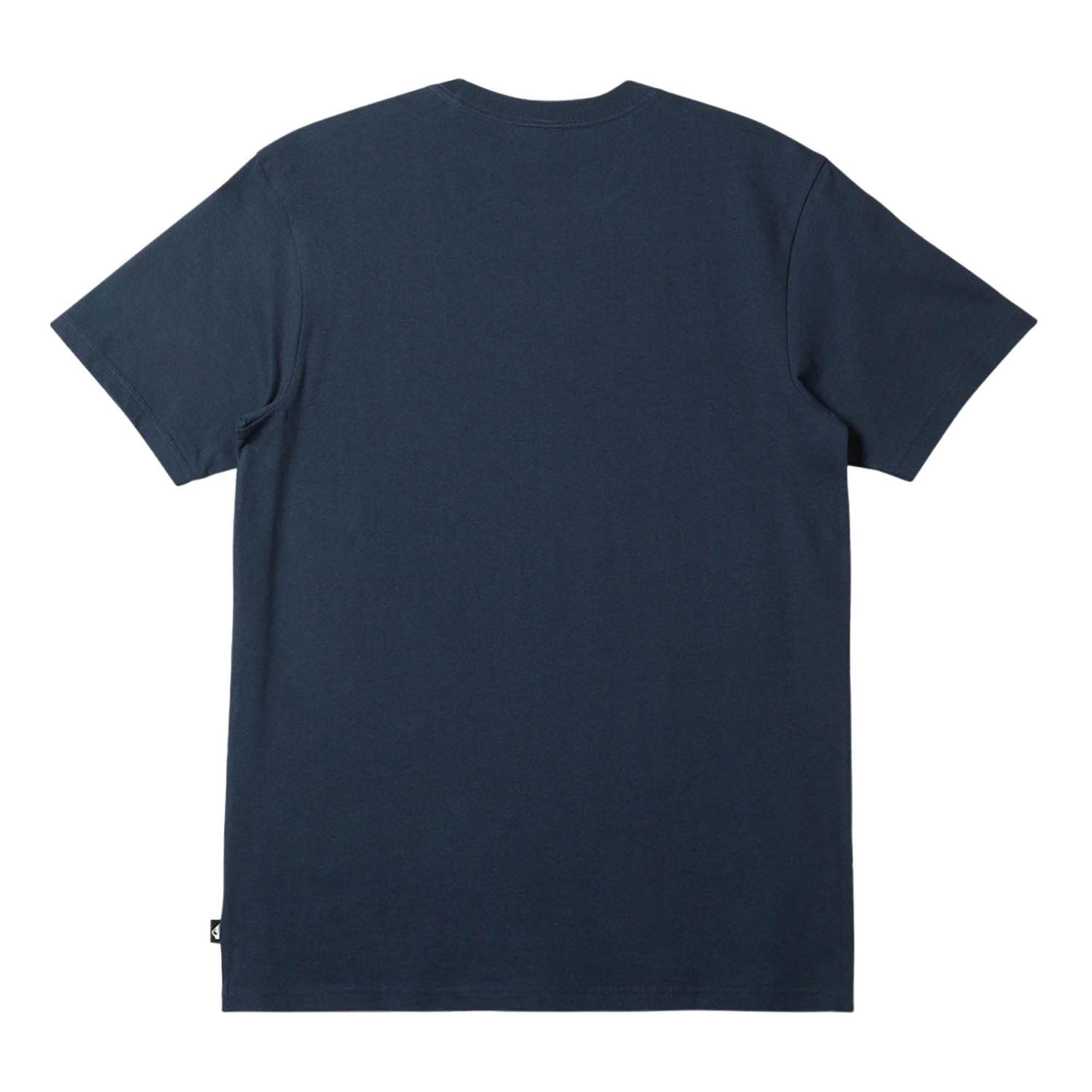 Quiksilver Qs Rushed Logo Dna Erkek Mavi Tişört