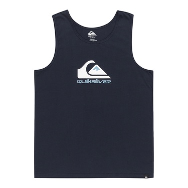  Quiksilver Comp Logo Tank Erkek Atlet Lacivert