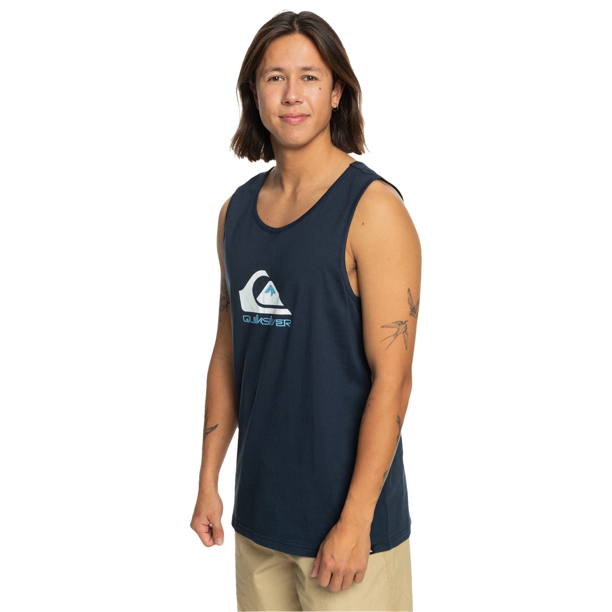 Quiksilver Comp Logo Tank Erkek Atlet Lacivert