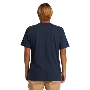  Quiksilver Qs Rushed Logo Dna Erkek Mavi Tişört