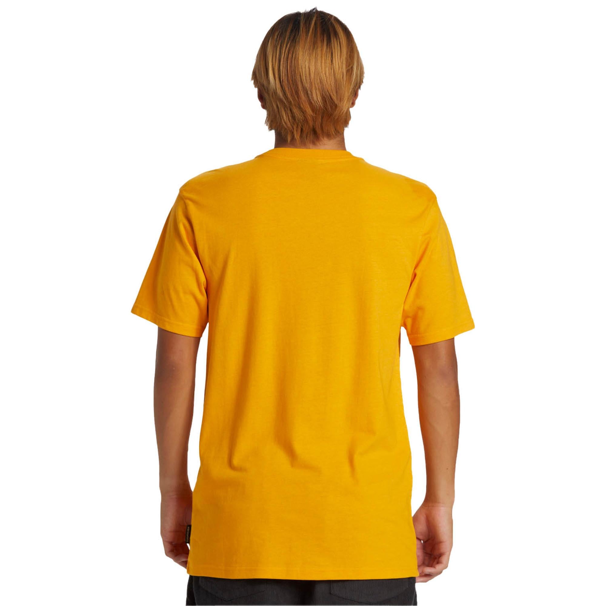 Quiksilver Qs Comp Logo Dna Erkek Sarı Tişört