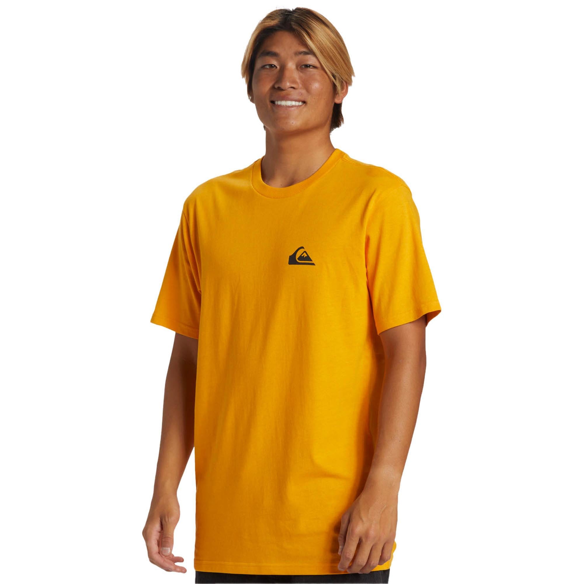 Quiksilver Qs Comp Logo Dna Erkek Sarı Tişört